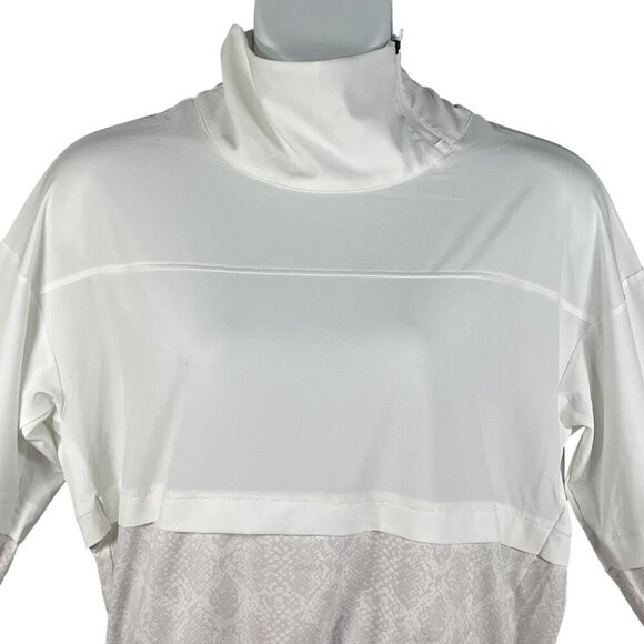 Athleta Womens S Run With It Snake Print Pullover Jacket Windbreaker Athleisure - Picture 5 of 16